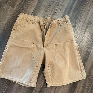 Men's Carhartt  Tan Work Shorts